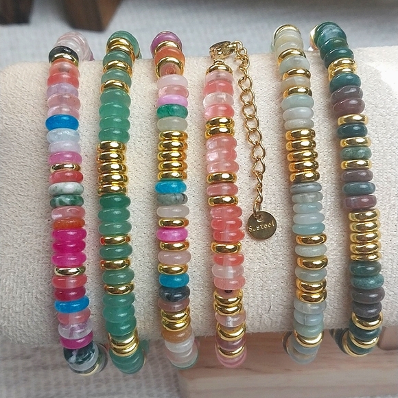 S.steel crystal bracelets - Picture 1 of 6